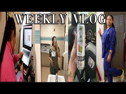 WEEK IN THE LIFE OF A NURSING STUDENT | STUDYING, QUIZZES, ROUGH START ,  PEDIATRICS CLINICAL