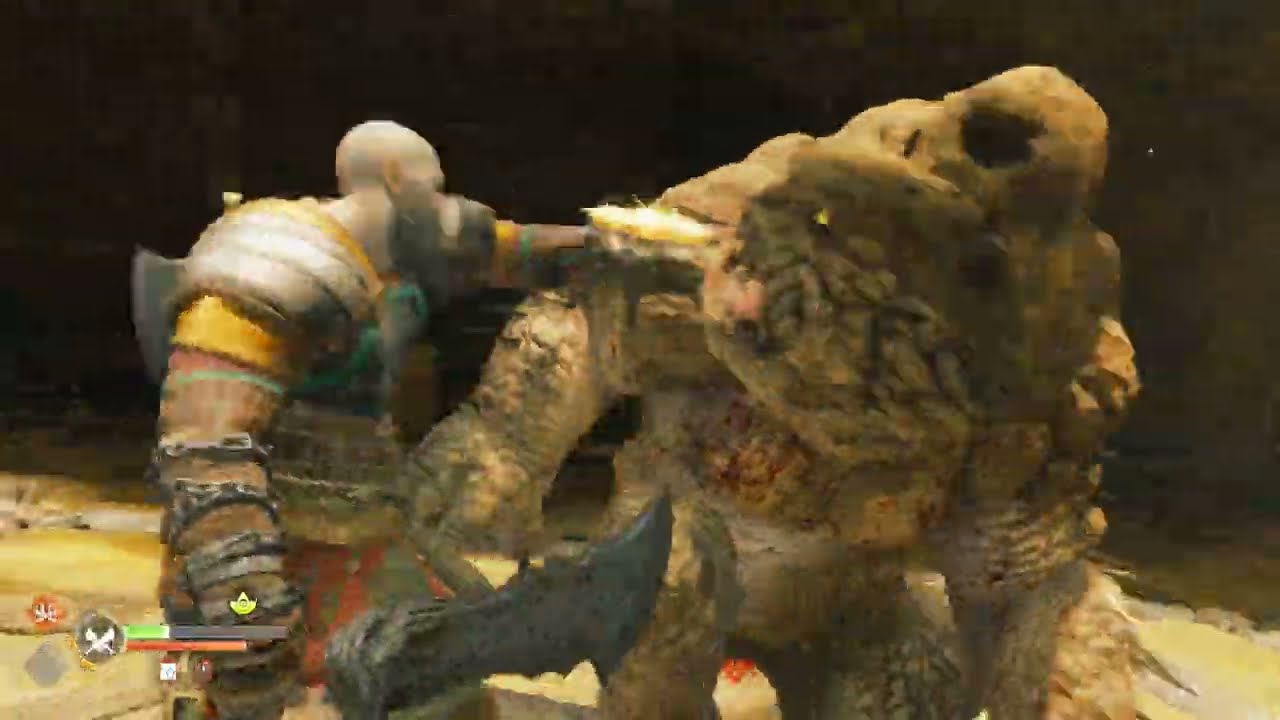 God Of War Ragnarok 19 - In To the Mine, Fight with Bergsra Mother