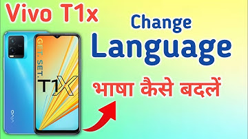 How to change language in Vivo t1x/Vivo t1x me language kaise change kare/Language Setting