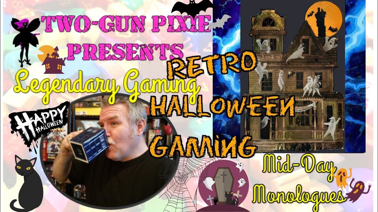 Midday Monologue 068 - Halloween Retro-Gaming! 1970s! tabletop simulator