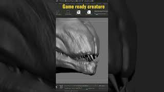 Game ready creature | timelapse