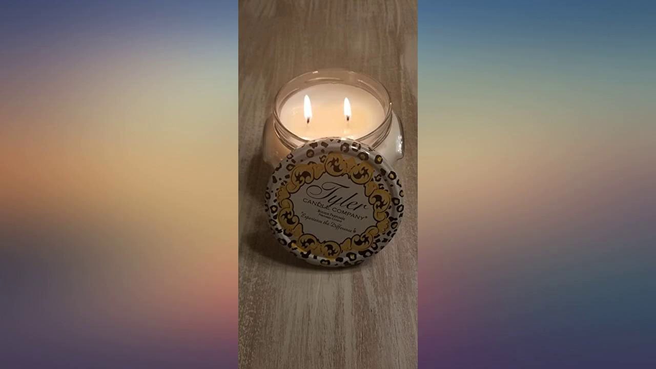 Tyler Glass Jar Candle - 22 oz Long Burning Scented Candle - French Market Scent review