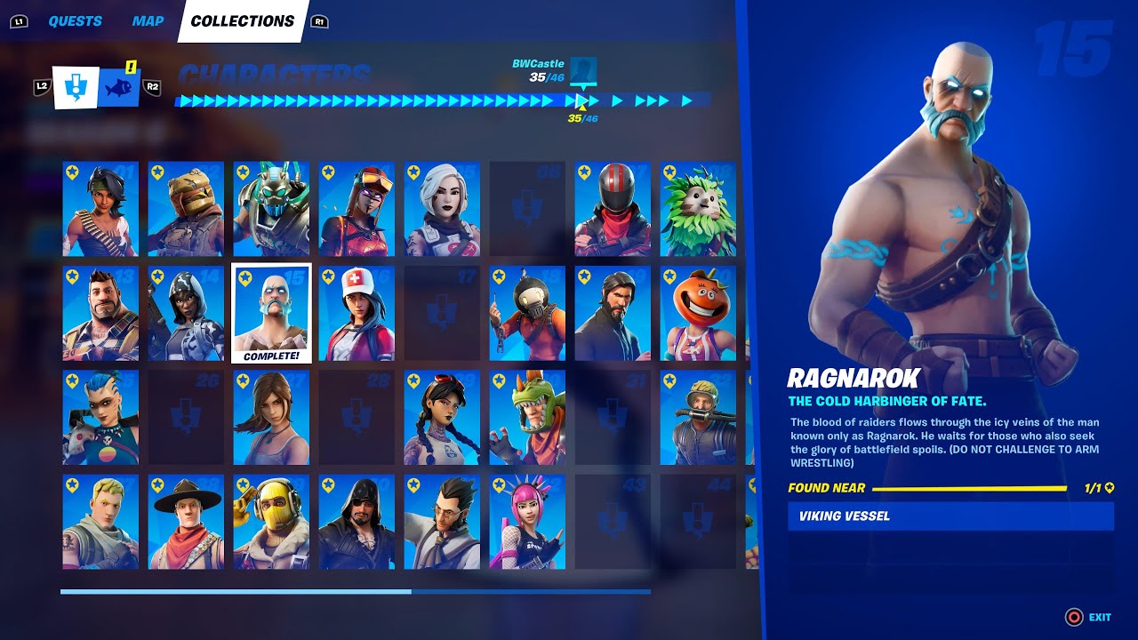 Ragnarok Location - Viking Vessel (Fortnite Season 6 Character/NPC Collection #15)