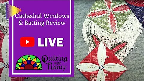 Cathedral Window Ornament and Batting Review