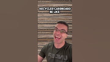 Recycled Cardboard Vs New Cardboard #recycle #cardboard