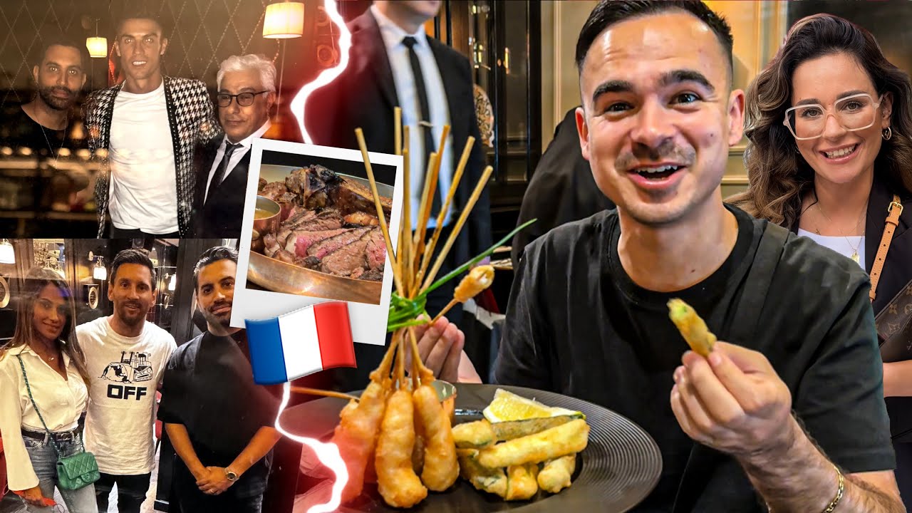 RONALDO und MESSI WAREN HIER ESSEN !! 😱🔥 Das BESTE RESTAURANT in PARIS !?