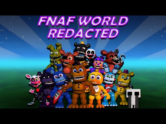 FNaF World Redacted - gameplay playthrough 