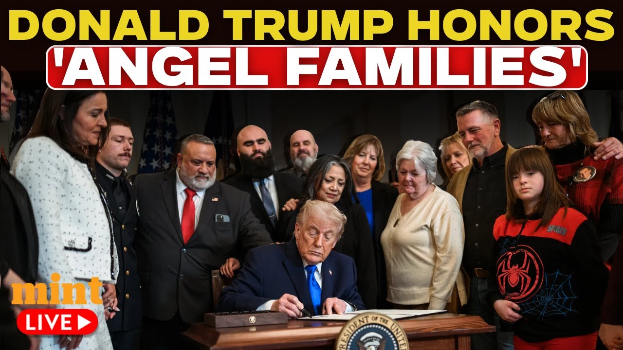 Trump LIVE: President Trump Participates in Angel Families Remembrance Ceremony | US News LIVE
