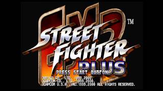 Street Fighter EX2 Plus - Sony PlayStation - Intro & Title Screen