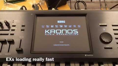 Korg Kronos booting really fast