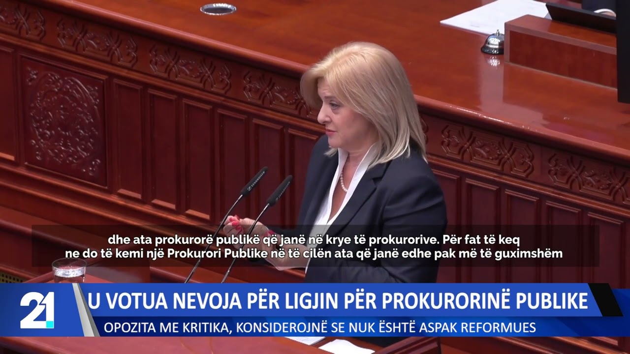 U votua nevoja për ligjin për Prokurorinë Publike! Opozita me kritika