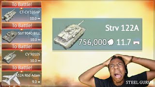 Painful Grind For Strv 122B In War Thunder The Longest Suffering You Chose For Me 