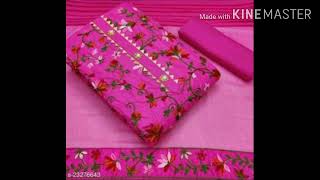 unstitched churidar materials/ unstitched dress material /dress materials very low price/ #meesho screenshot 1