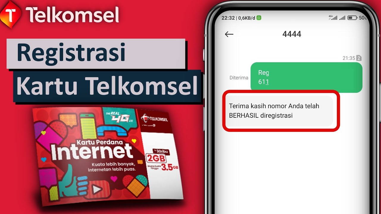 Cara Registrasi Kartu Telkomsel YouTube