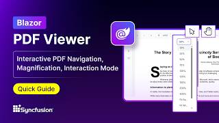 Blazor PDF Viewer: Navigation, Magnification & Interaction Mode Feature Walkthrough