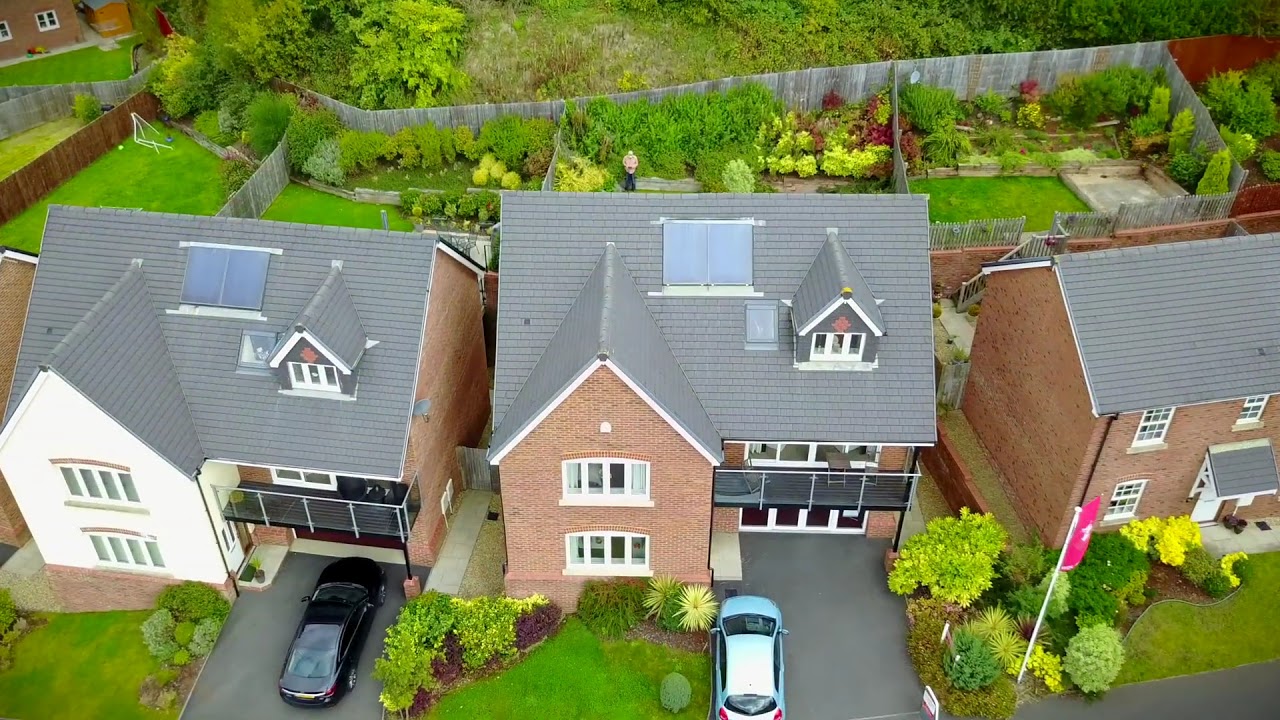 Drone Aerial 4K Aberdare Housing Property Development YouTube