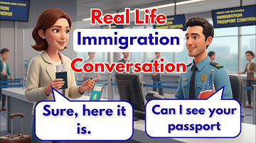 Real Life Immigration Conversation | Easy English Speaking Practice for Beginners