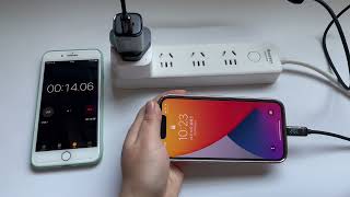 Mcdodo麥多多33W氮化鎵充電器（CH-059）iPhone13充電實測