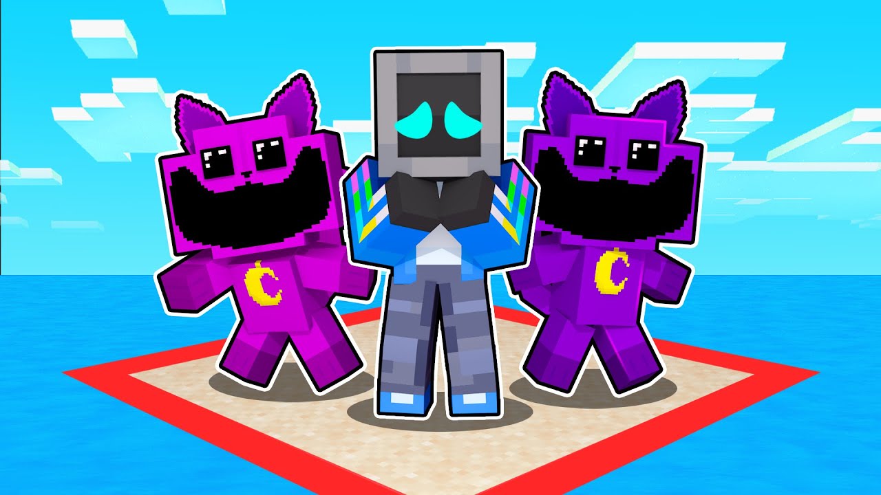 Locked on CATNAP ISLAND in Minecraft!