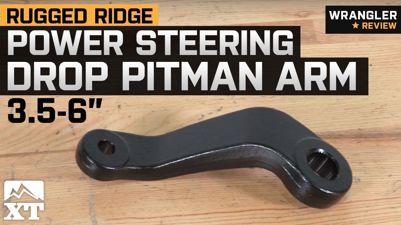 Rugged Ridge Jeep Wrangler Power Steering Drop Pitman Arm for  in.  Lift  (07-18 Jeep Wrangler JK)