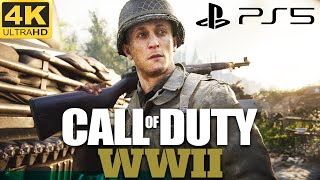 Call of Duty: WWII - PS5™ Gameplay [4K 60FPS] 