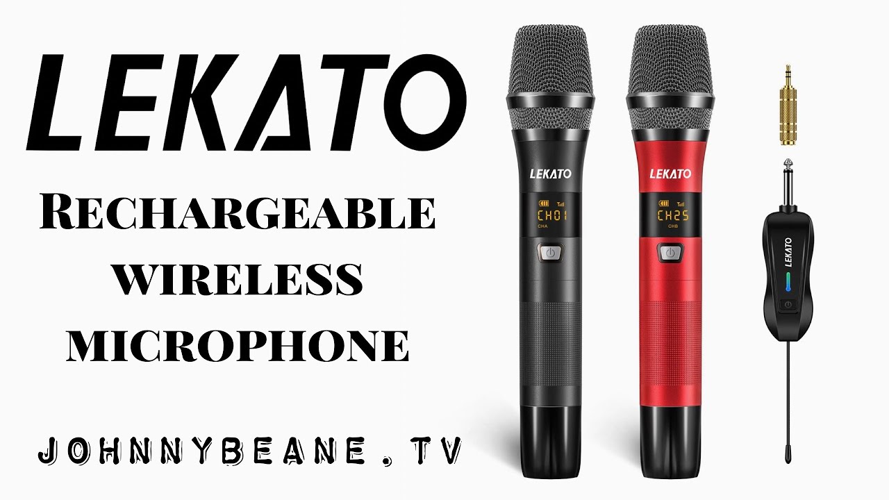 LEKATO Rechargeable Wireless Microphone. 