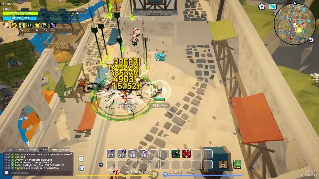 SpiritVale Playtest 0.7.6 Scout DPS Test / Build - 3.1M Peak DPS!