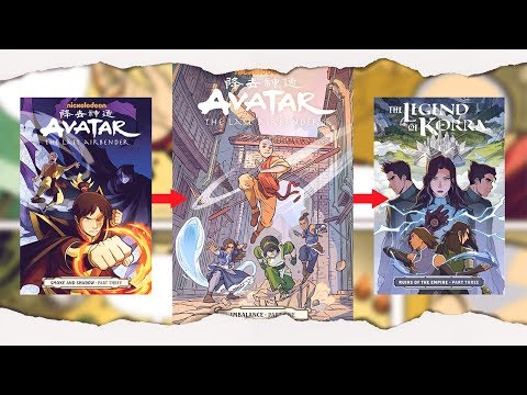 AVATAR COMICS: Die RICHTIGE REIHENFOLGE! | Avatar - Der Herr der Elemente | Die Legende von Korra