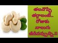 Health Benefits of Cashew Nuts | Health Tips In Telugu | Manandari Health