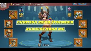 Fighting 5x stronger account than me? - Lords Mobile