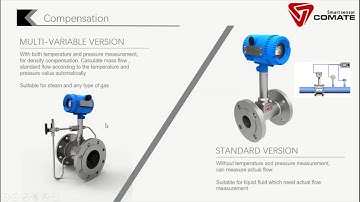 Comte VFM60 Multivariable  Vortex Type Flow Meter