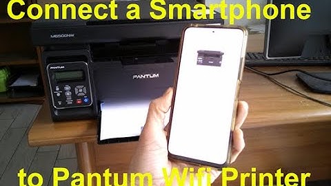 How to print from Smartphone to Wi-Fi Pantum printers