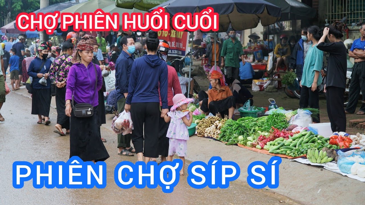 KHÁM PHÁ CHỢ PHIÊN HUỔI CUỔI CHỢ PHIÊN TẾT 14/7 ÂM  CỦA THÁI TRẮNG QUỲNH NHAI Northwest market