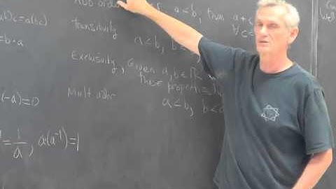 The Axioms for the Real Number System