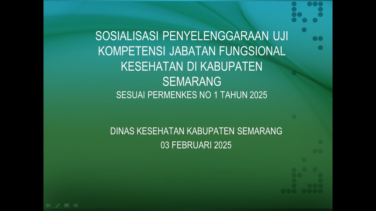 Sosialisasi Penyelengaraan Ukom 2025