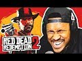 A BROTHA IN THE WILD WEST!! | Red Dead Redemption 2 | Chapter 1 (Stream Highlights)