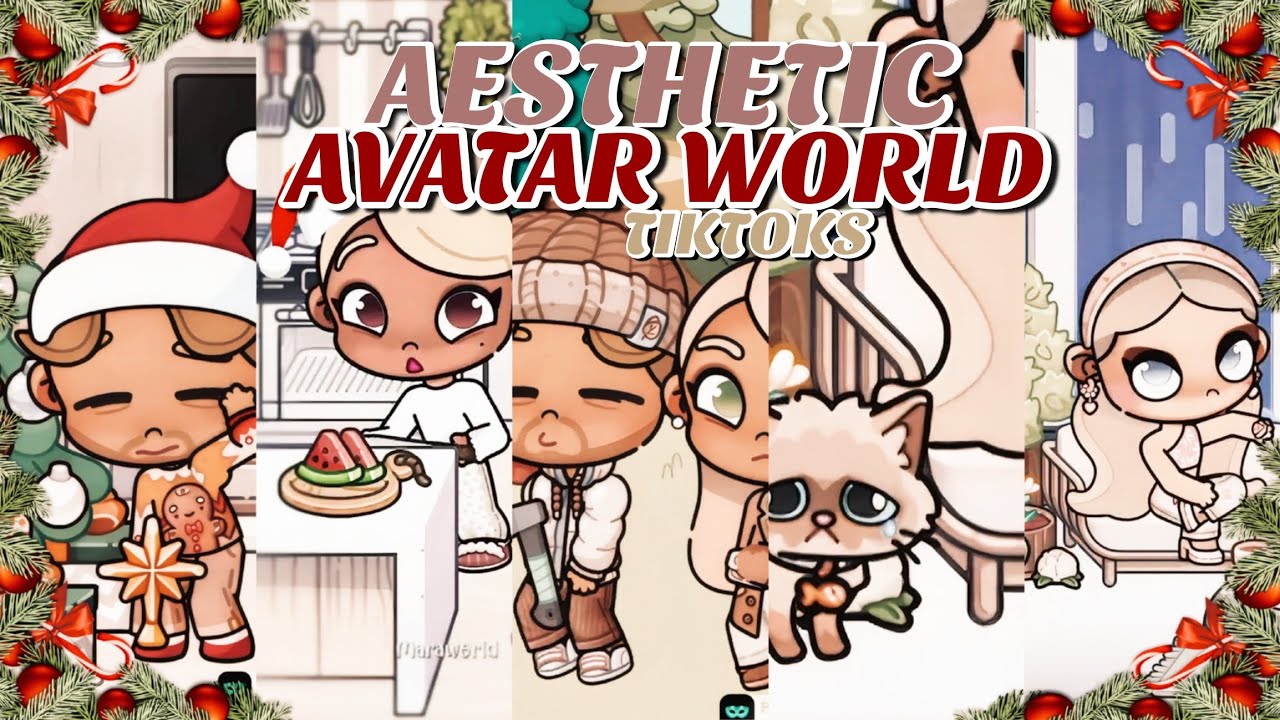 🎄 14 MINUTES OF AESTHETIC AVATAR WORLD (routines, roleplay, cooking etc.)| Avatar World TikToks🎄🎉