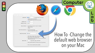 Change the Mac default web Browser from Safari to a browser of your choice.