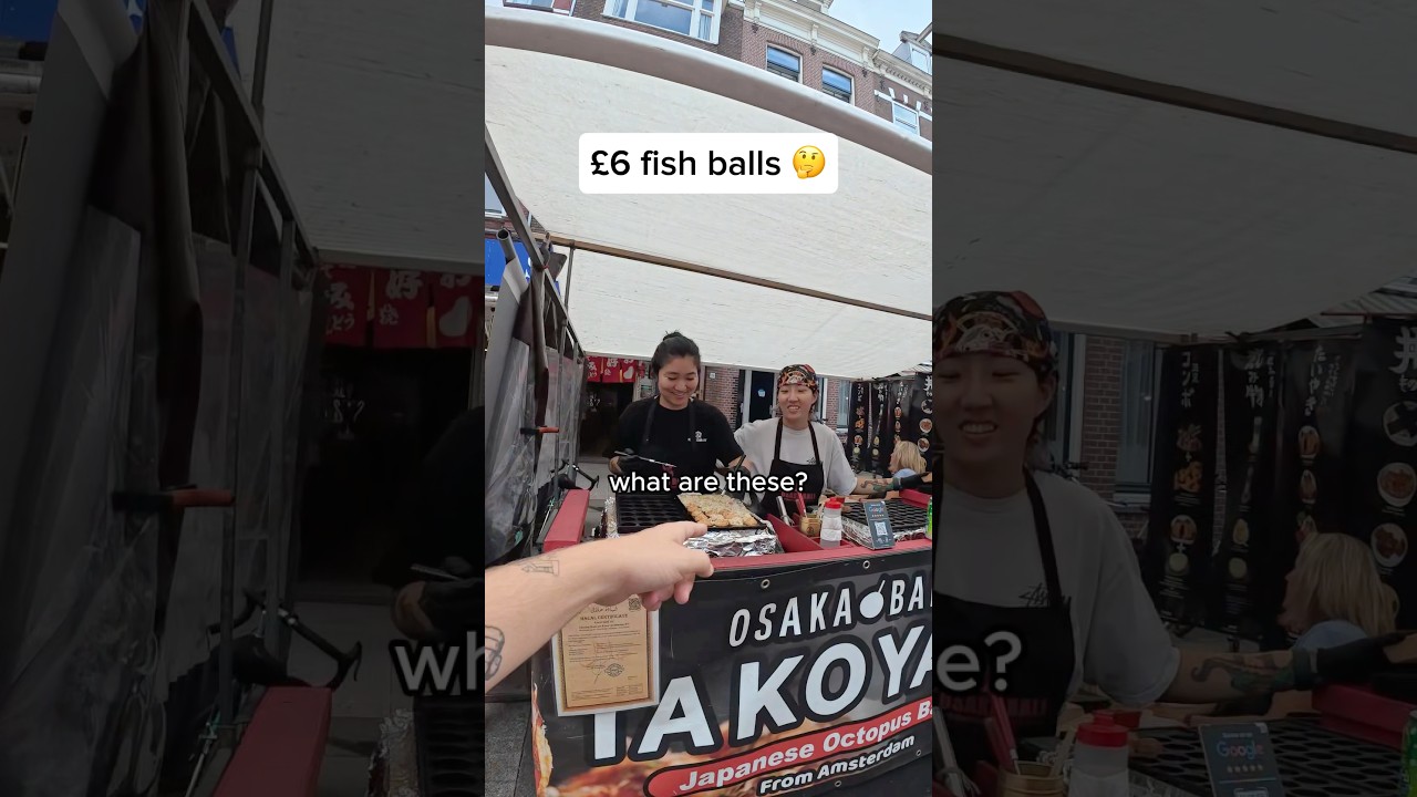 ⁣£6 fish balls 🤔 #travel