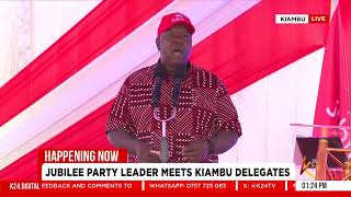 K24TV LIVE: JUBILEE PARTY DELEGATES MEETING