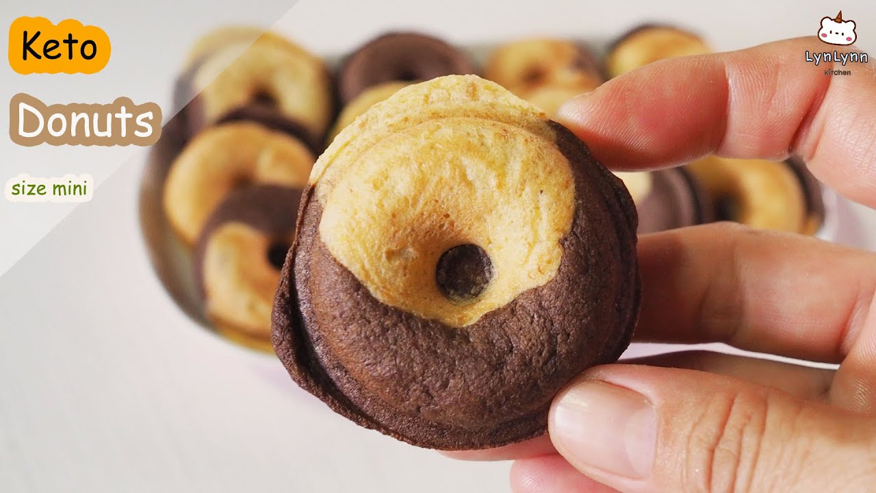 Sugar Free!! Keto Donuts Recipe | Keto Mini Donuts