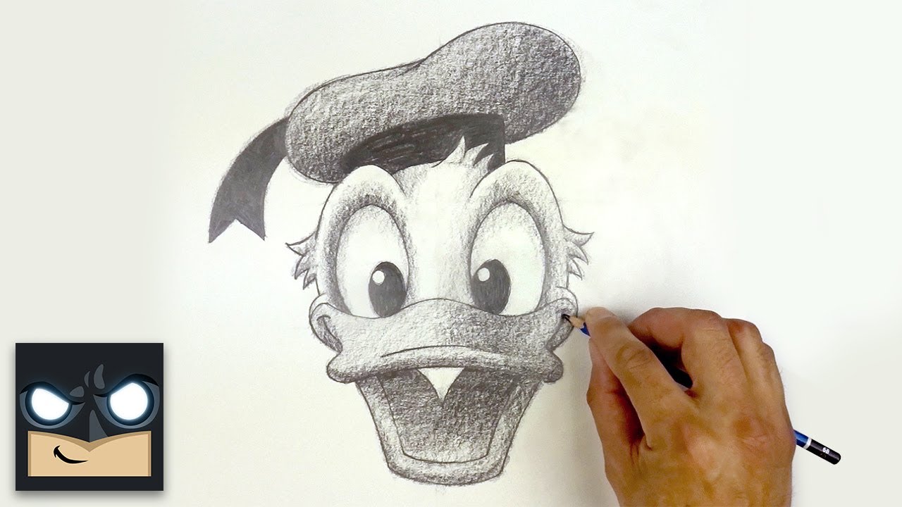 How To Draw Donald Duck  Draw Central  Drawing cartoon characters Donald  duck drawing Character drawing