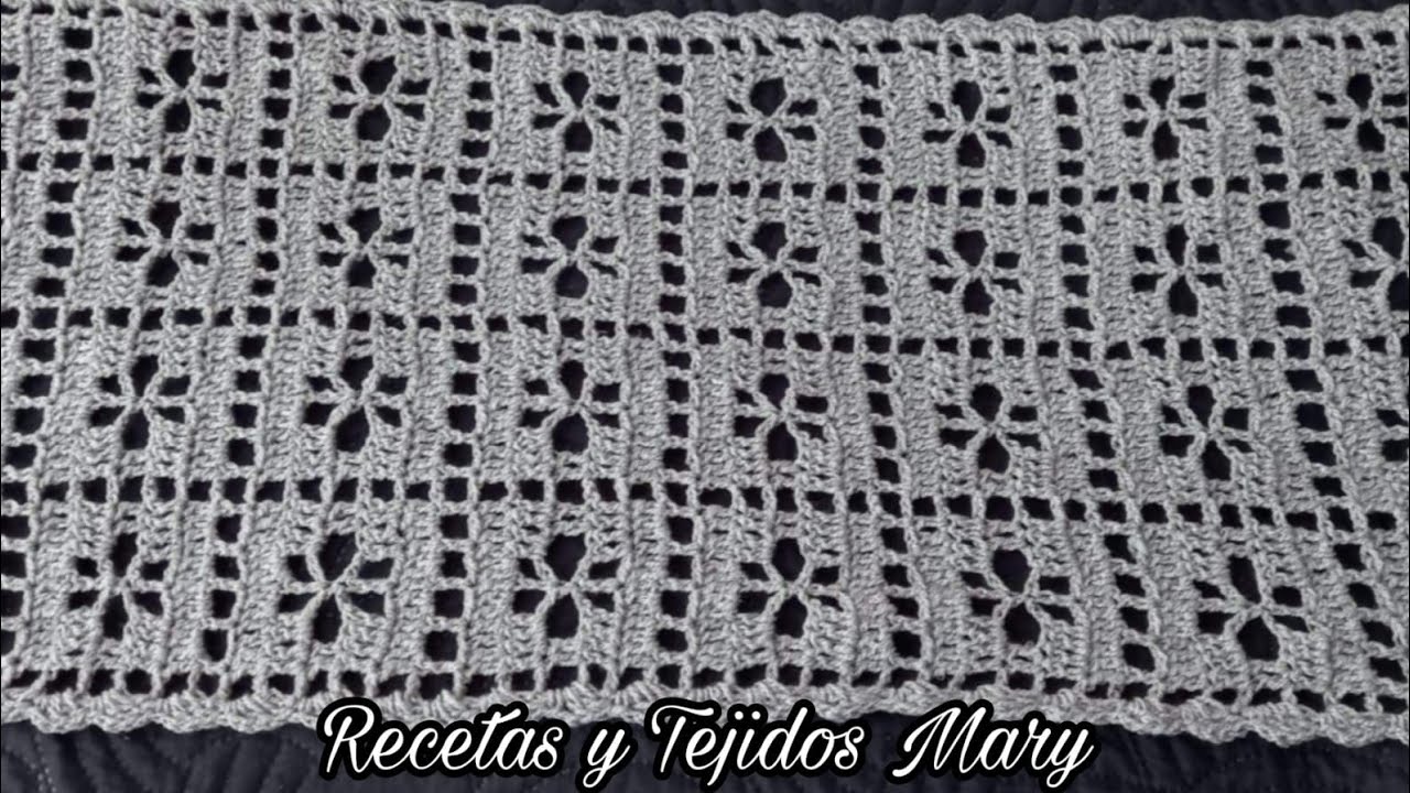 Hermoso camino de mesa a crochet🤍🤍🤍