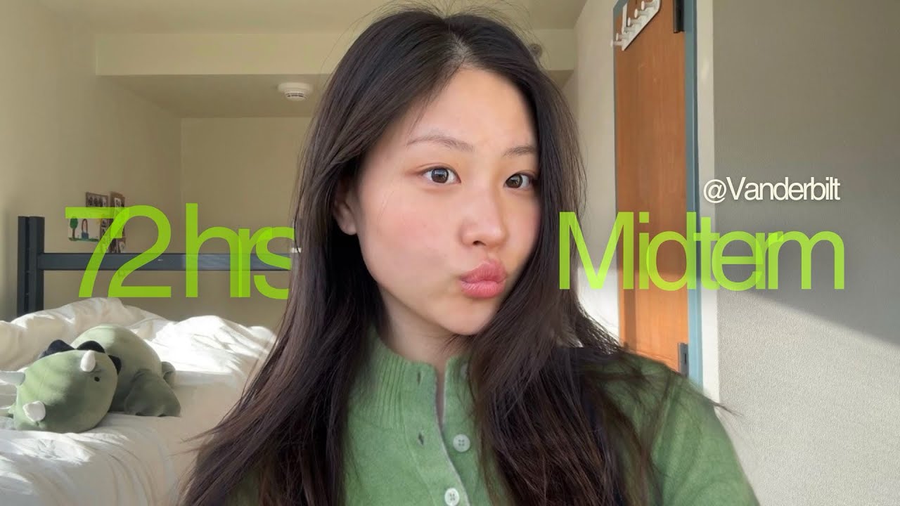 72hrs midterm vlog @vanderbilt | ft. cramming, pitch comp, consulting, crash outs, squishmellow