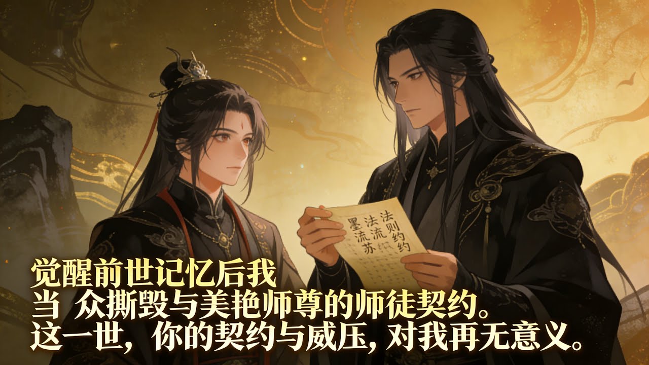 觉醒前世记忆后我当众撕毁与美艳师尊的师徒契约。这一世，你的契约与威压，对我再无意义。 