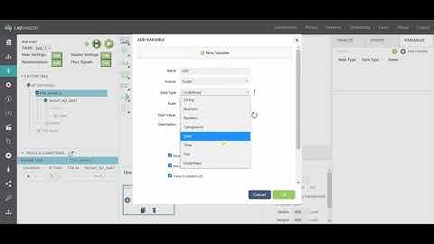 Variables in Labvanced
