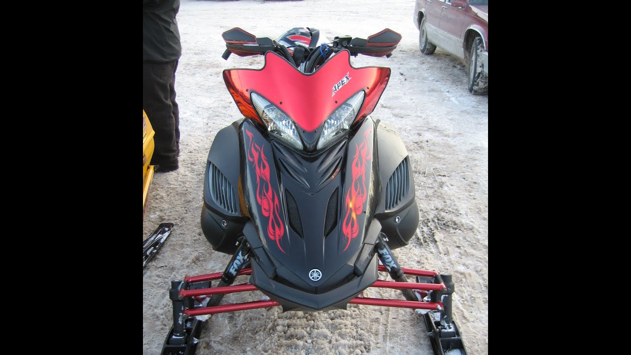 Yamaha Apex with Bender exhaust YouTube