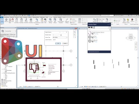 How to Using User Interface in Dynamo for Revit || Dynamo Advanced