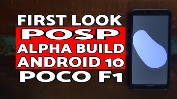 Poco F1 POSP Android 10 Alpha Build | First Look