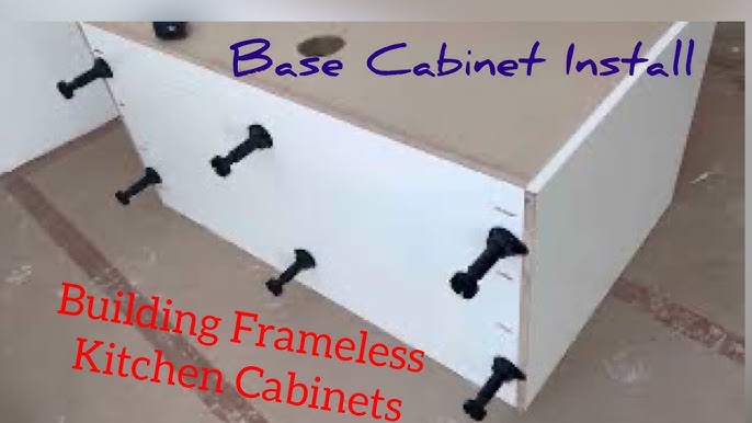 How To Install Cabinet Leveler Legs
